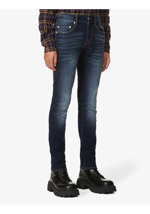 Rocco No Flap mid-rise slim-fit jeans