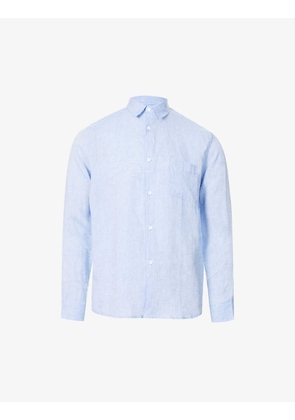 Monaco regular-fit linen shirt