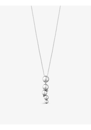 Moonlight Grapes small oxidised sterling-silver necklace