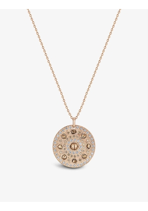 Talisman 18ct rose-gold and 0.64ct rough diamond necklace