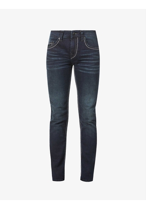 Rocco regular-fit straight stretch-denim jeans