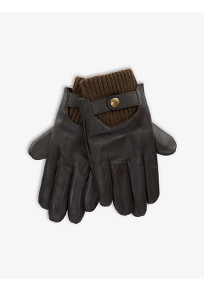 Touch leather touchscreen gloves