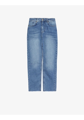 Morgani high-rise stretch organic cotton-blend jeans