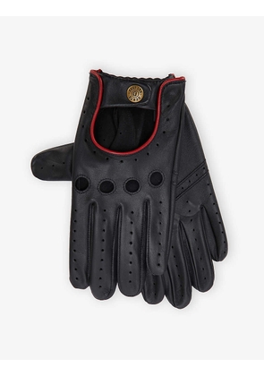 Silverstone touchscreen leather driving gloves