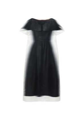 LOEWE Silk Blurred Midi Dress