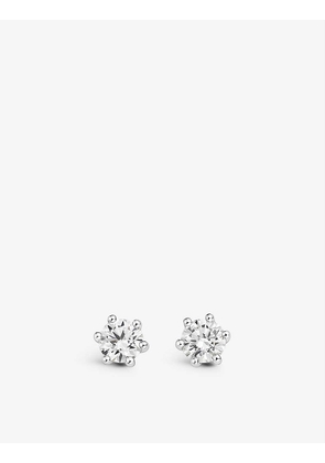 Heaven 18ct white-gold and 0.5ct brilliant-cut diamond stud earrings