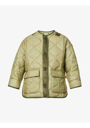 Teddy quilted-shell jacket