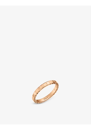 Ice Cube 18ct rose-gold ring