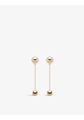 Possession 18ct rose-gold and 0.32ct brilliant-cut diamond earrings