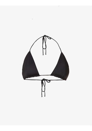 Sofia triangle-cup bikini top