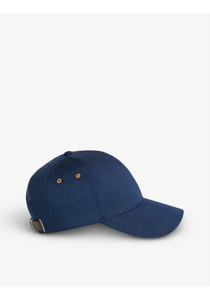 Monei logo-embroidered cotton baseball cap
