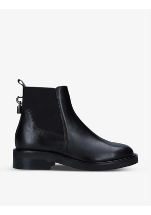 Lock leather Chelsea boots