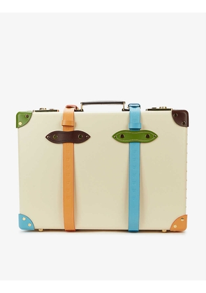 Globe-Trotter x GOLF le FLEUR* vulcanised fibreboard and leather carry-on suitcase