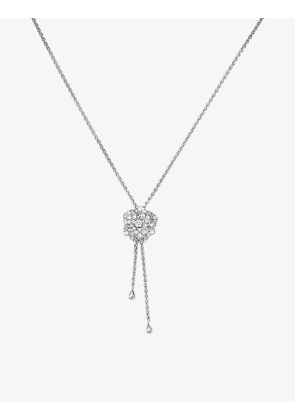 Piaget Rose 18ct white-gold and 0.72ct diamond pendant necklace