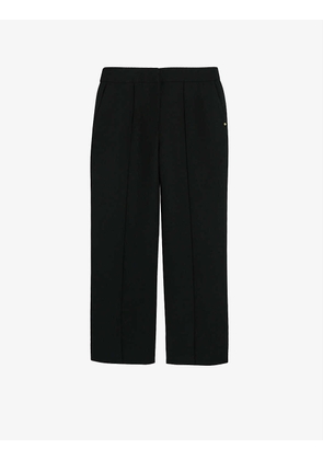 Paden cropped crepe trousers