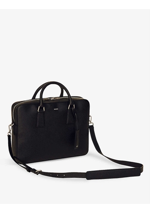 Downtown large leather briefcase