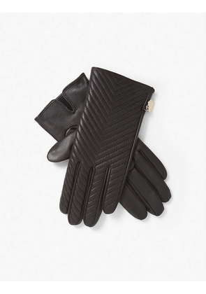 Zara touchscreen leather gloves