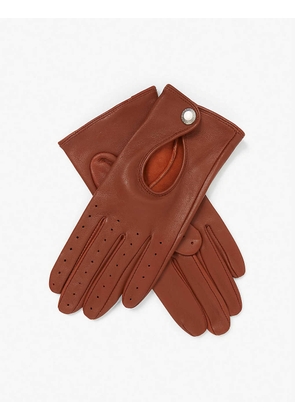 Thruxton keyhole leather driving gloves