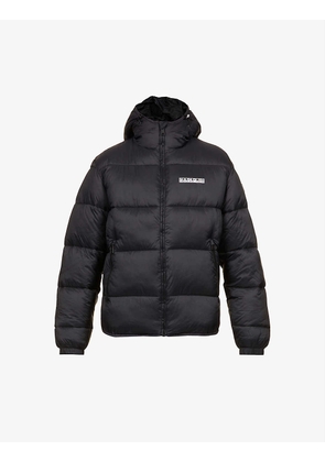 Suomi branded shell hooded jacket