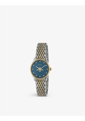 YA1265029 G-Timeless yellow-gold toned stainless-steel quartz watch
