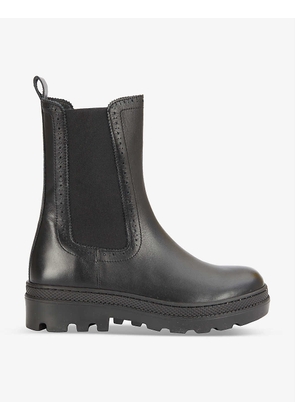 Alegria elasticated-panel leather boots