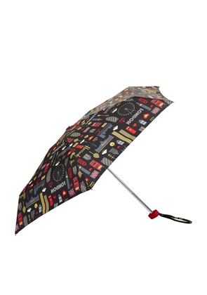 Harrods Glitter London Umbrella