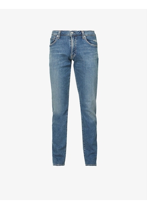 Gage regular-fit straight stretch-denim jeans