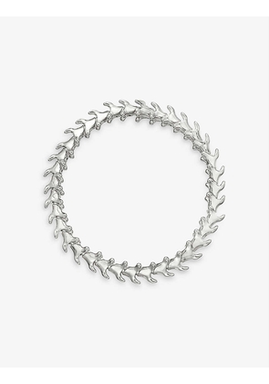 Serpent Trace slim sterling silver bracelet