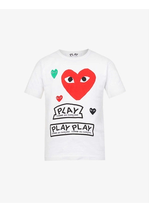 Hearts & Play logo-print cotton-jersey T-shirt