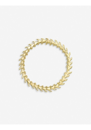 Serpent Trace yellow-gold vermeil bracelet