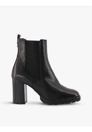 Patrine leather heeled Chelsea boots