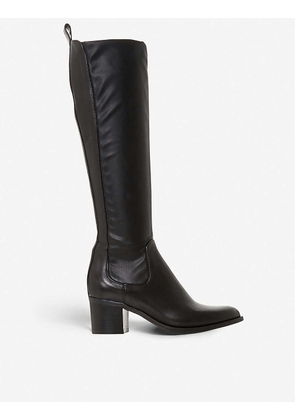Telling leather knee-high boots
