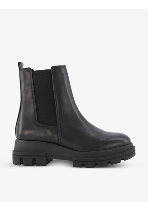 Provenses chunky-sole leather Chelsea boots