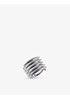Quill sterling silver ring
