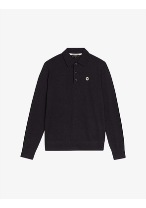 Wembley logo-embroidered wool polo shirt