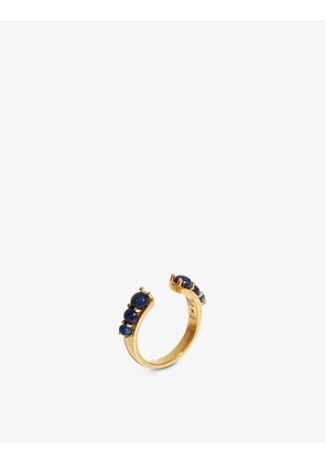 Harris Reed x Missoma recycled 18ct yellow gold-plated vermeil sterling silver and black onyx cabochon ring