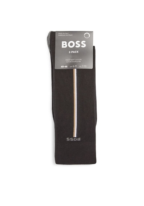 BOSS Iconic Stripe Socks (Pack of 2)