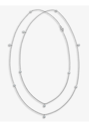 My First De Beers Clea 18ct white-gold and 0.69ct diamond sautoir necklace