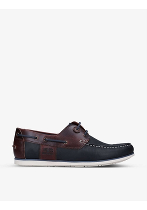 Capstan oiled-leather boat shoes