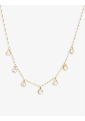 Sophie Theakston large Polki Garland 18ct yellow gold and diamond necklace