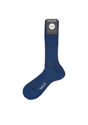 Pantherella Wool-Blend Ribbed Socks