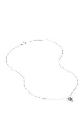 Annoushka White Gold, Diamond and Pearl Marguerite Necklace