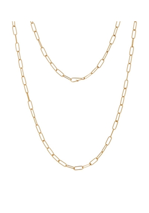 Annoushka Mini Yellow Gold Cable Chain Necklace