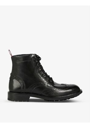 Wadelan lace-up leather boots