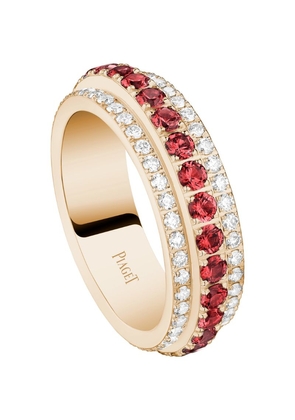 Piaget Rose Gold, Diamond and Ruby Possession Ring