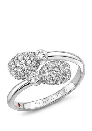Fabergé White Gold and Diamond Emotion Ring