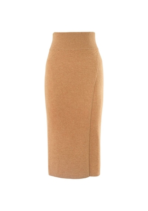 Cashmere In Love Cashmere-Wool Lucia Wrap Skirt