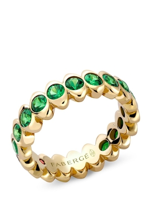 Fabergé Yellow Gold and Tsavorite Colours of Love Cosmic Curve Eternity Ring