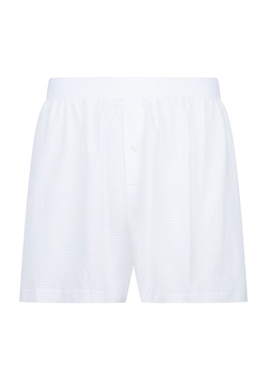 Sunspel Cellular Cotton Boxer Shorts