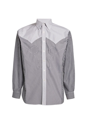Maison Margiela Striped Long-Sleeve Shirt